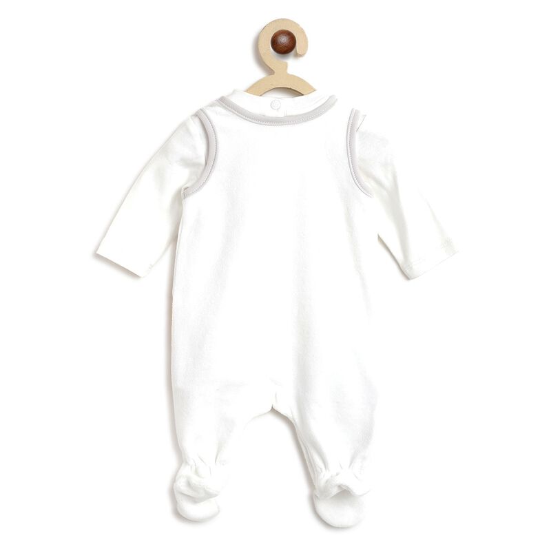2 PCS Velour  Boysuit + Babysuit image number 1